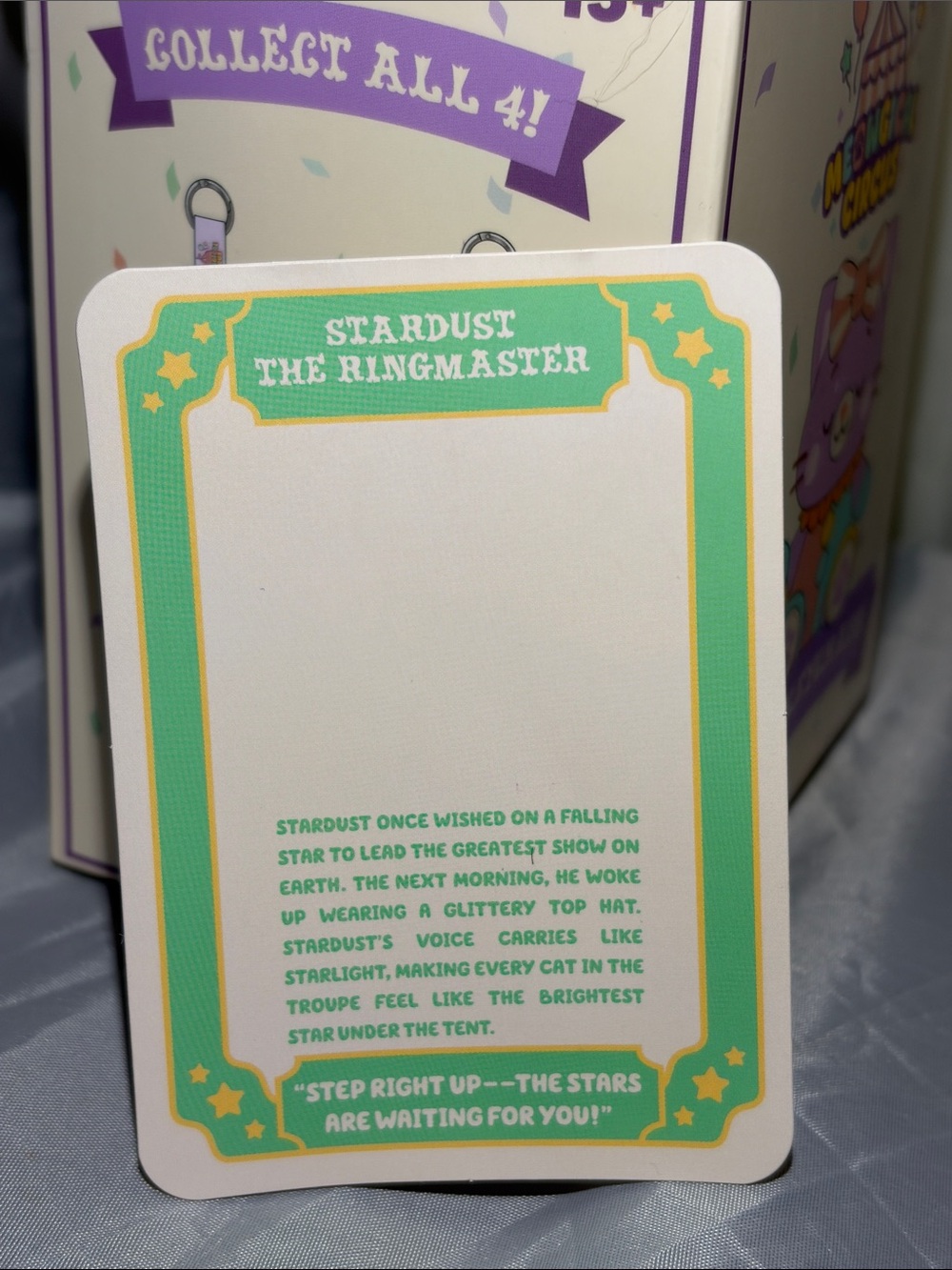 Boxlunch Meowigcal Circus Plushei Keychain Stardust the Ringermaster - Picture 6 of 6